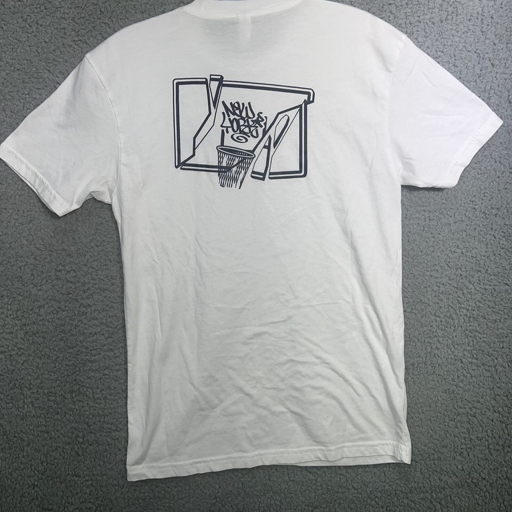 Modelo Cerveza T Shirt Men's Size S White Small NYC Basketball Tee New York City